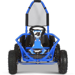 MotoTec Mud Monster Kids Gas Powered 98cc Go Kart Full Suspension Green Gas Go Karts MotoTec