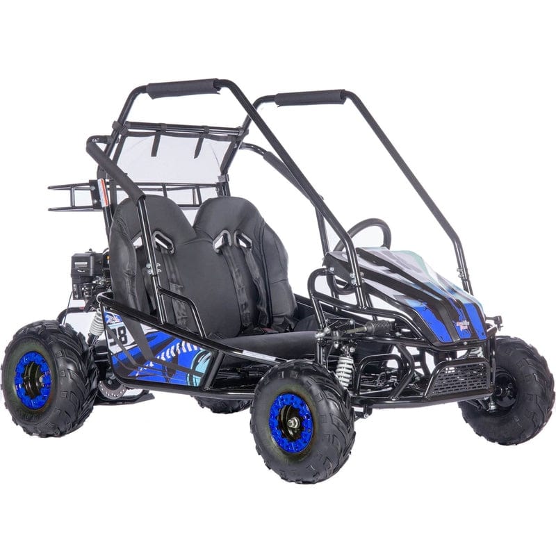 MotoTec Mud Monster XL 212cc 2 Seat Go Kart Full Suspension Gas Go Karts MotoTec