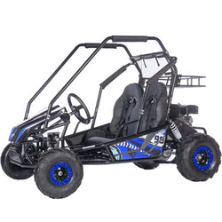 MotoTec Mud Monster XL 212cc 2 Seat Go Kart Full Suspension Gas Go Karts MotoTec Blue No ($0.00) No Assembly - Ships in factory box