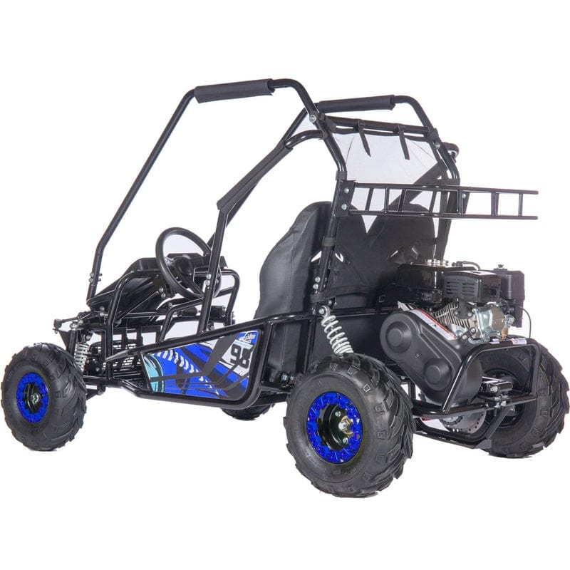MotoTec Mud Monster XL 212cc 2 Seat Go Kart Full Suspension Gas Go Karts MotoTec