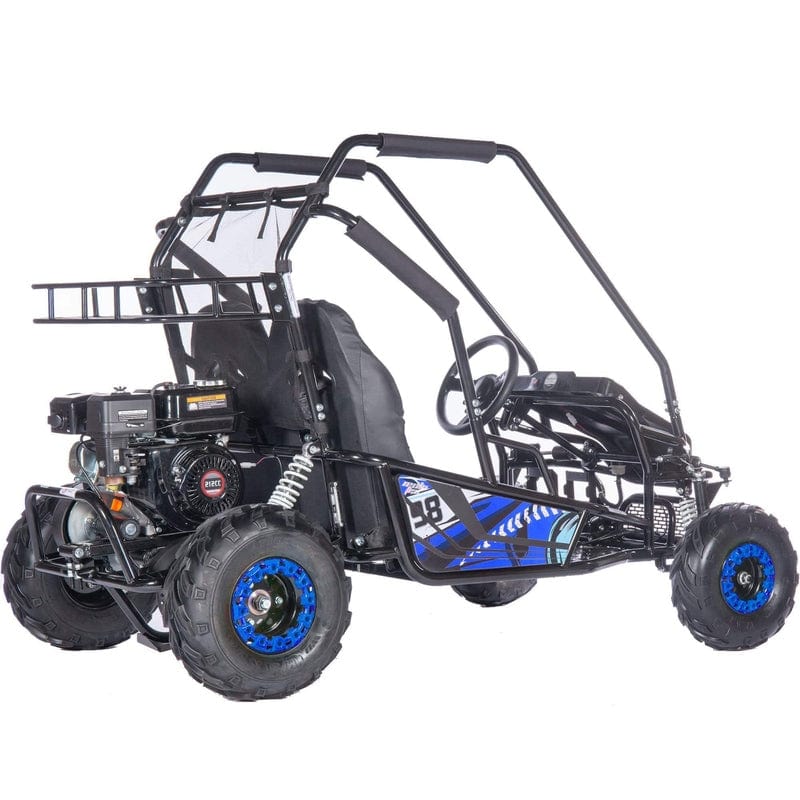 MotoTec Mud Monster XL 212cc 2 Seat Go Kart Full Suspension Gas Go Karts MotoTec