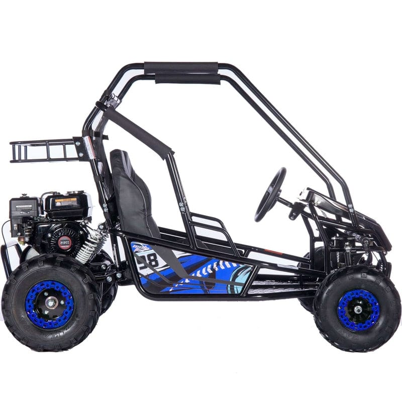 MotoTec Mud Monster XL 212cc 2 Seat Go Kart Full Suspension Gas Go Karts MotoTec