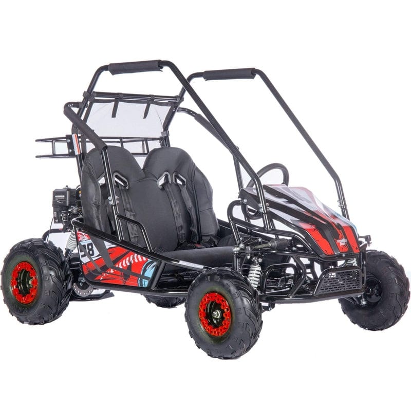 MotoTec Mud Monster XL 212cc 2 Seat Go Kart Full Suspension Gas Go Karts MotoTec