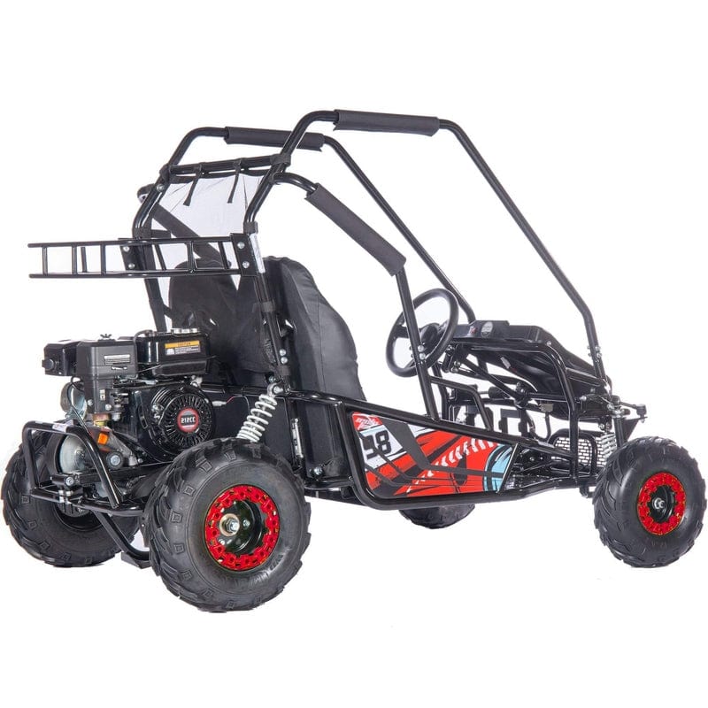 MotoTec Mud Monster XL 212cc 2 Seat Go Kart Full Suspension Gas Go Karts MotoTec