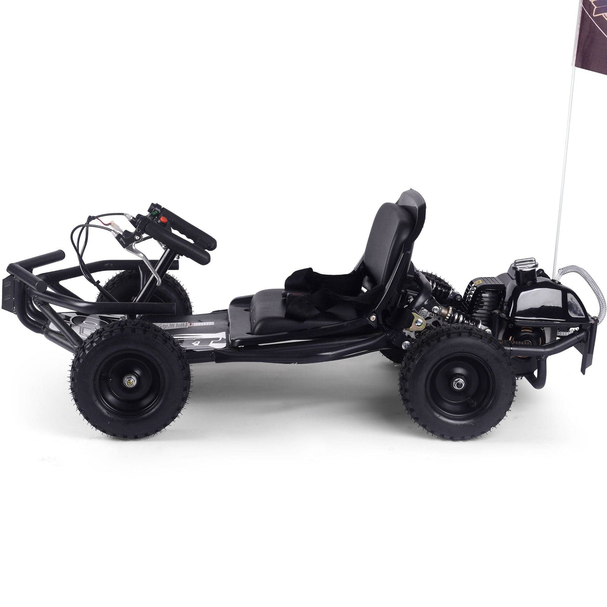 MotoTec Sandman Kids Gas Powered 52cc Go Kart Gas Go Karts MotoTec