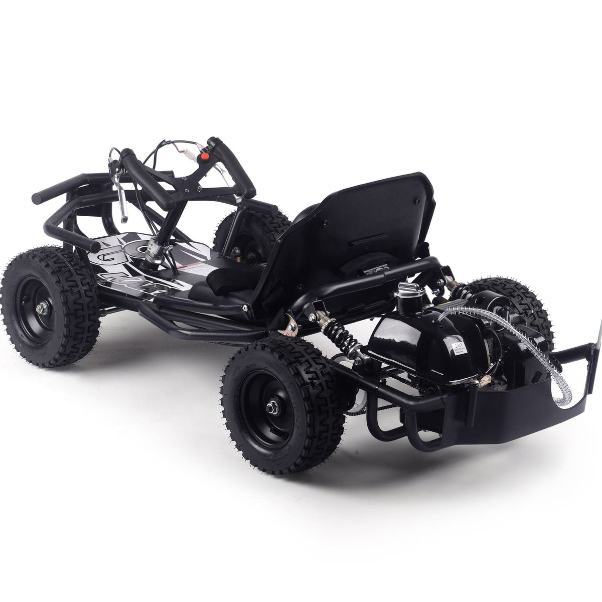MotoTec Sandman Kids Gas Powered 52cc Go Kart Gas Go Karts MotoTec