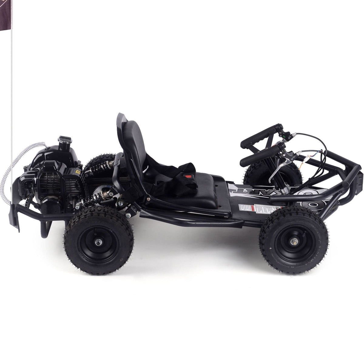 MotoTec Sandman Kids Gas Powered 52cc Go Kart Gas Go Karts MotoTec