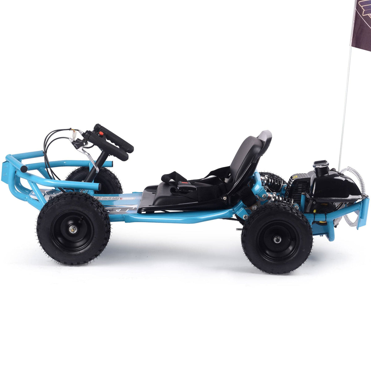 MotoTec Sandman Kids Gas Powered 52cc Go Kart Gas Go Karts MotoTec