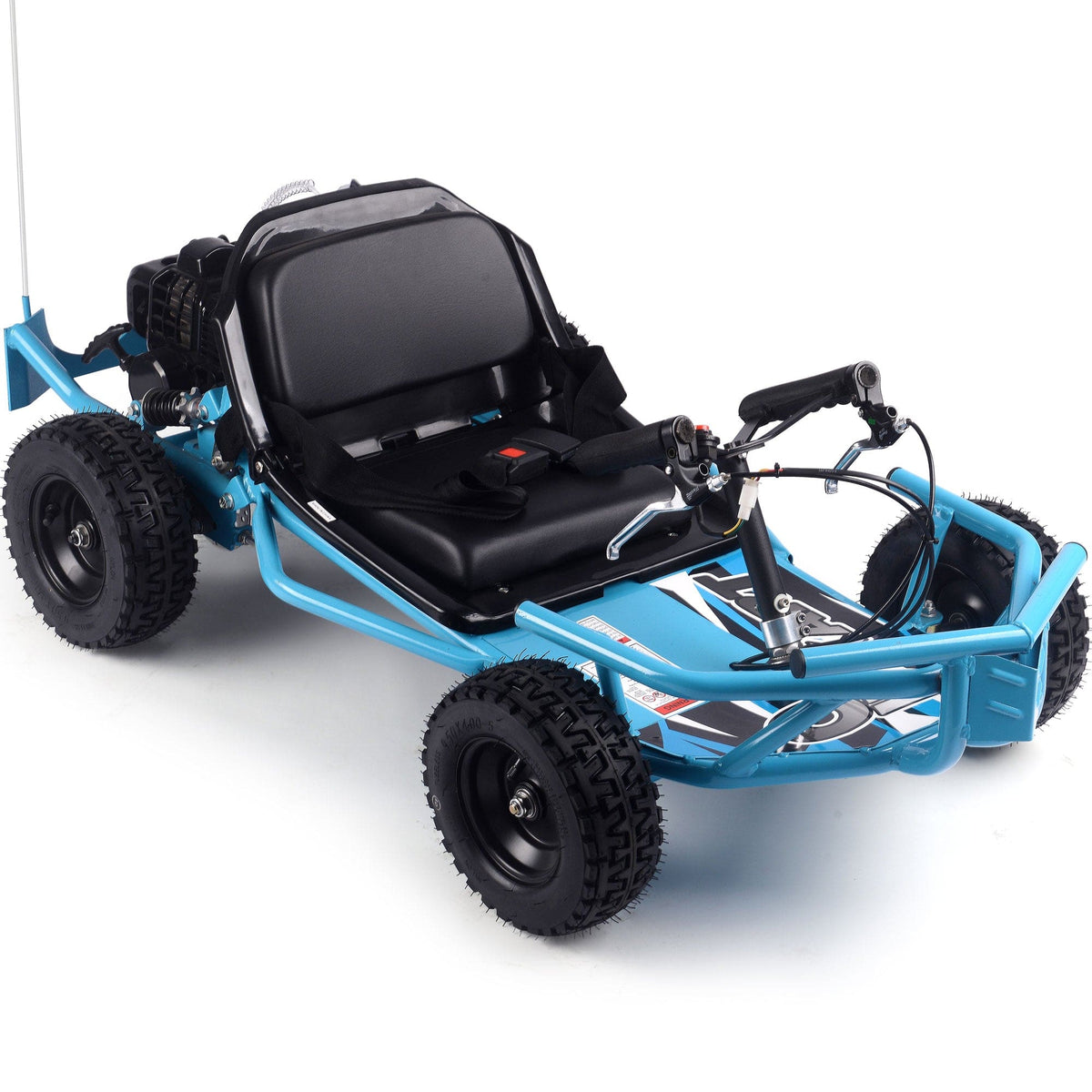 MotoTec Sandman Kids Gas Powered 52cc Go Kart Gas Go Karts MotoTec