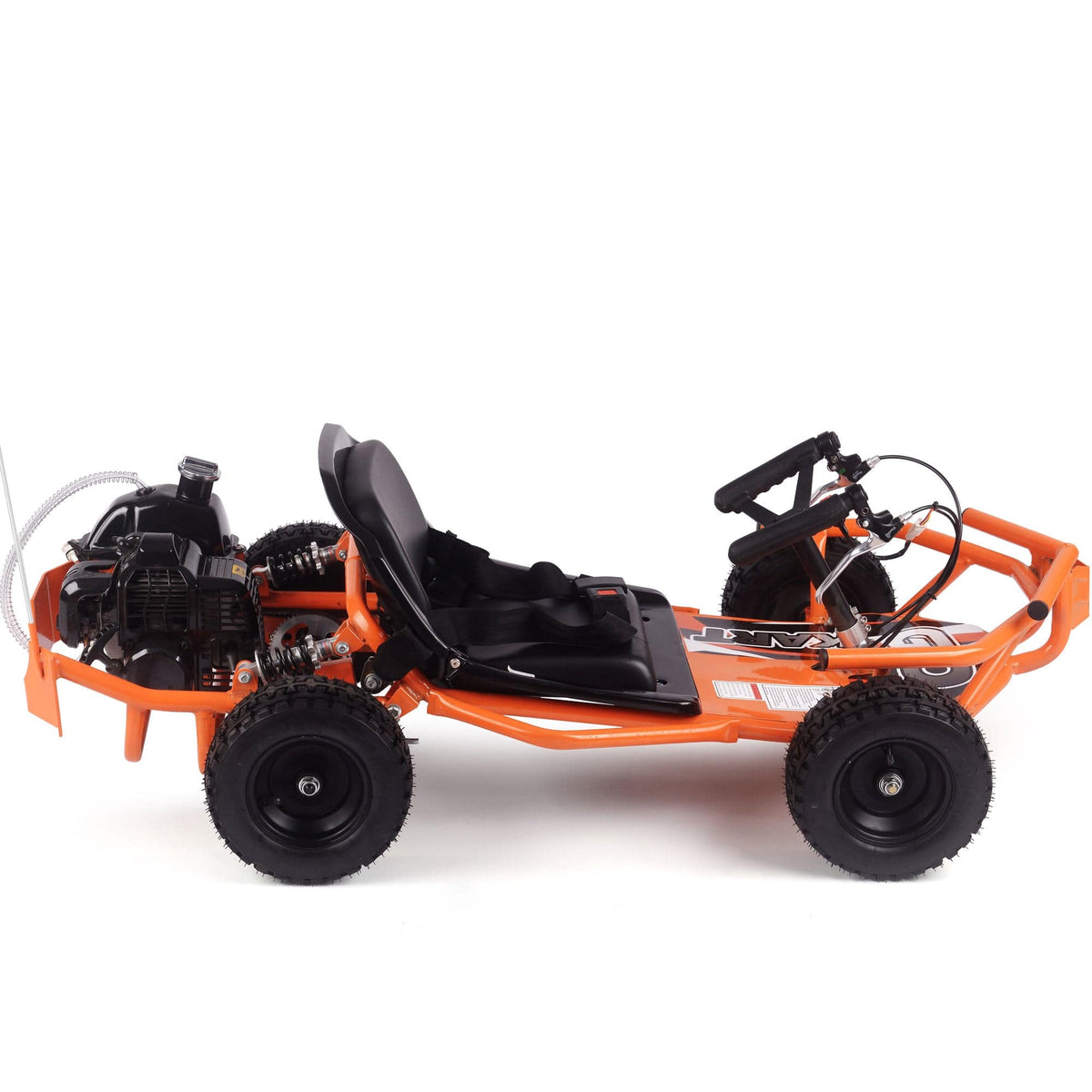 MotoTec Sandman Kids Gas Powered 52cc Go Kart Gas Go Karts MotoTec