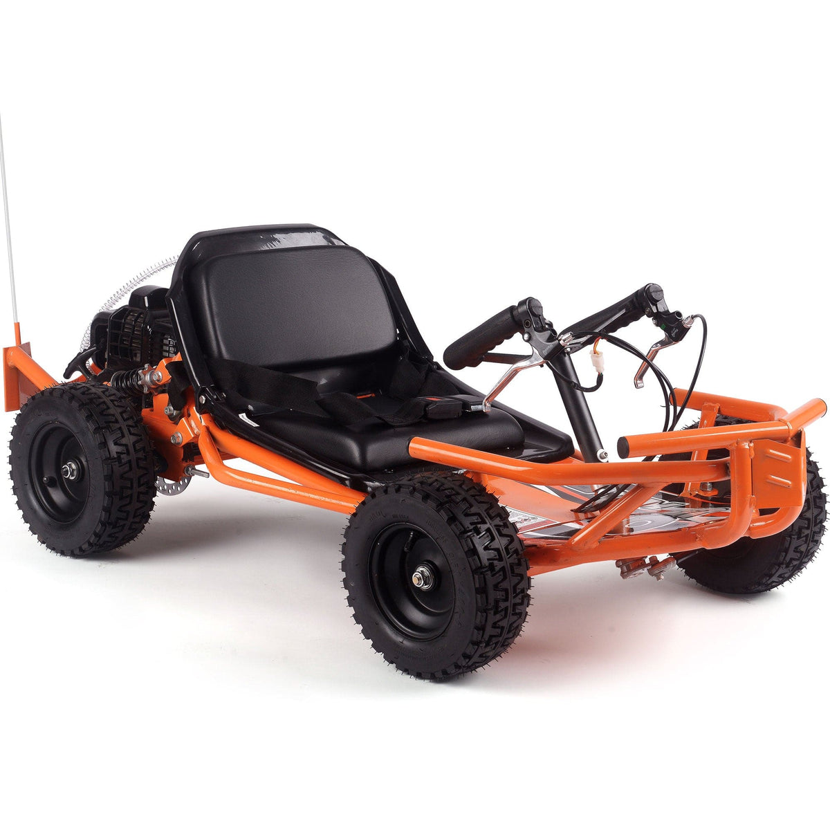 MotoTec Sandman Kids Gas Powered 52cc Go Kart Gas Go Karts MotoTec