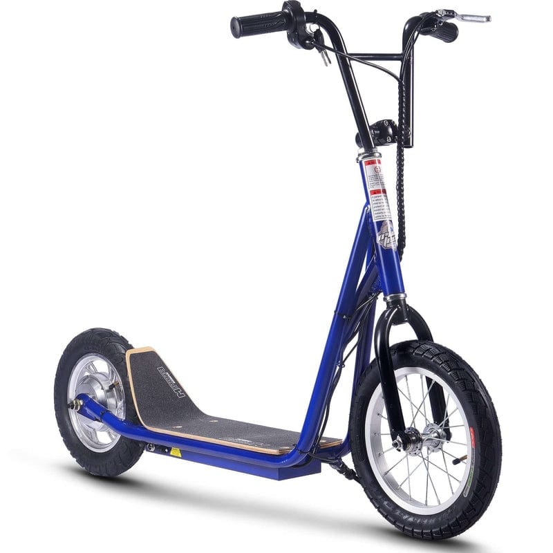 MotoTec Groove 36v 350w Big Wheel Lithium Electric Scooter Electric Scooters MotoTec Blue