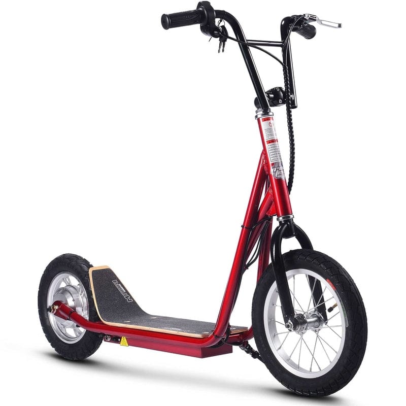 MotoTec Groove 36v 350w Big Wheel Lithium Electric Scooter Electric Scooters MotoTec Red