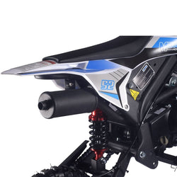 MotoTec Hooligan 72cc 4-Stroke Gas Dirt Bike Blue Gas Dirt Bikes MotoTec