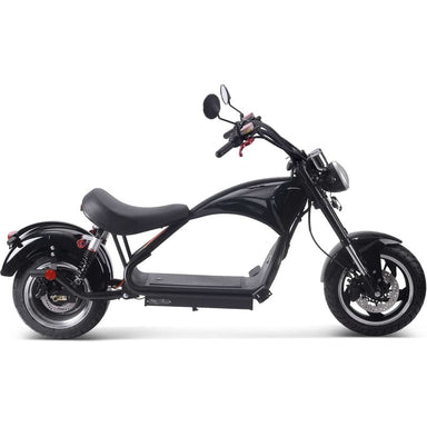 MotoTec Lowboy 60v 20ah 2500w Lithium Electric Scooter Black Electric Scooters MotoTec