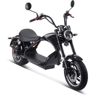 MotoTec Lowboy 60v 20ah 2500w Lithium Electric Scooter Black Electric Scooters MotoTec