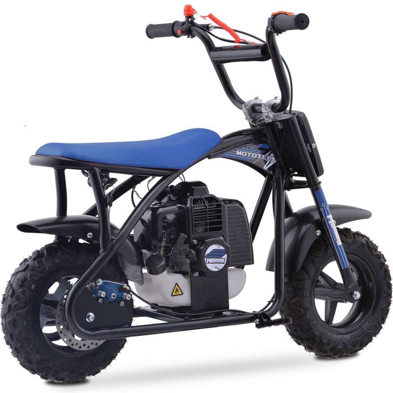 MotoTec Bandit 52cc 2-Stroke Kids Gas Mini Bike Gas Mini Bikes MotoTec