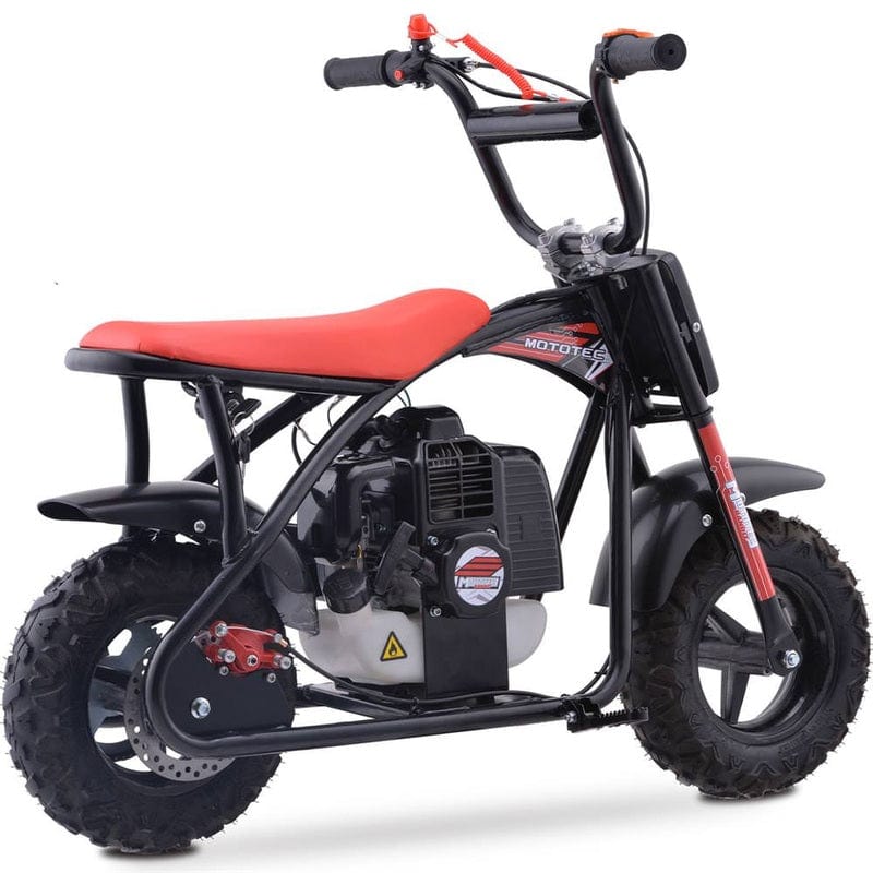MotoTec Bandit 52cc 2-Stroke Kids Gas Mini Bike Gas Mini Bikes MotoTec