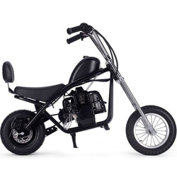 MotoTec 49cc Gas Mini Chopper V2 Black Gas Mini Choppers MotoTec