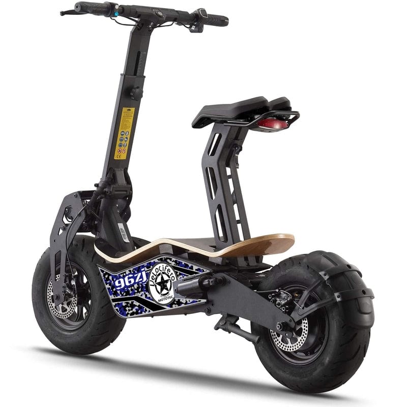 MotoTec Mad 1600w 48v Electric Scooter Electric Scooters MotoTec