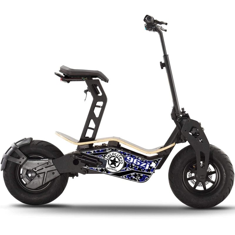 MotoTec Mad 1600w 48v Electric Scooter Electric Scooters MotoTec