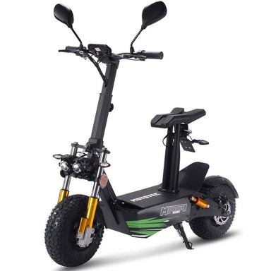 MotoTec Mars 60v 3500w Electric Scooter Black Electric Scooters MotoTec
