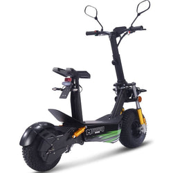 MotoTec Mars 60v 3500w Electric Scooter Black Electric Scooters MotoTec