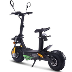 MotoTec Mars 60v 3500w Electric Scooter Black Electric Scooters MotoTec