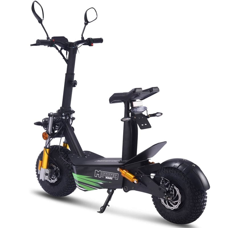 MotoTec Mars 60v 3500w Electric Scooter Black Electric Scooters MotoTec