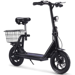 MotoTec Metro 36v 500w Lithium Electric Scooter Electric Scooters MotoTec Black