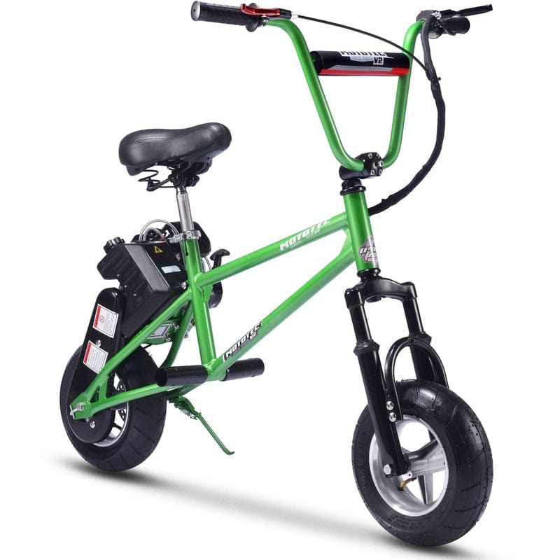 MotoTec 49cc Gas Mini Bike V2 Gas Mini Bikes MotoTec Green