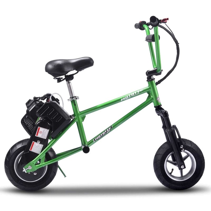 Green 52cc mini bike