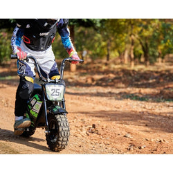 MotoTec 24v 250w Electric Powered Mini Bike Black Electric Mini Bikes MotoTec
