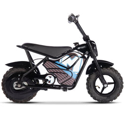 MotoTec 24v 250w Electric Powered Mini Bike Black Electric Mini Bikes MotoTec