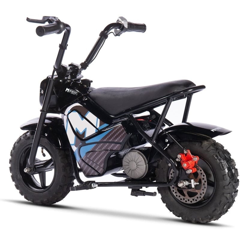 MotoTec 24v 250w Electric Powered Mini Bike Black Electric Mini Bikes MotoTec
