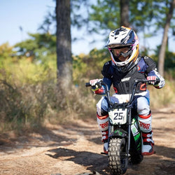 MotoTec 24v 250w Electric Powered Mini Bike Black Electric Mini Bikes MotoTec