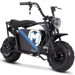 MotoTec 48v 1000w Electric Powered Mini Bike Black Electric Mini Bikes MotoTec