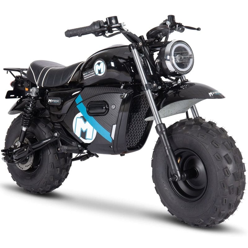 MotoTec 60v 1500w Electric Powered Mini Bike Lithium Black Electric Mini Bikes MotoTec