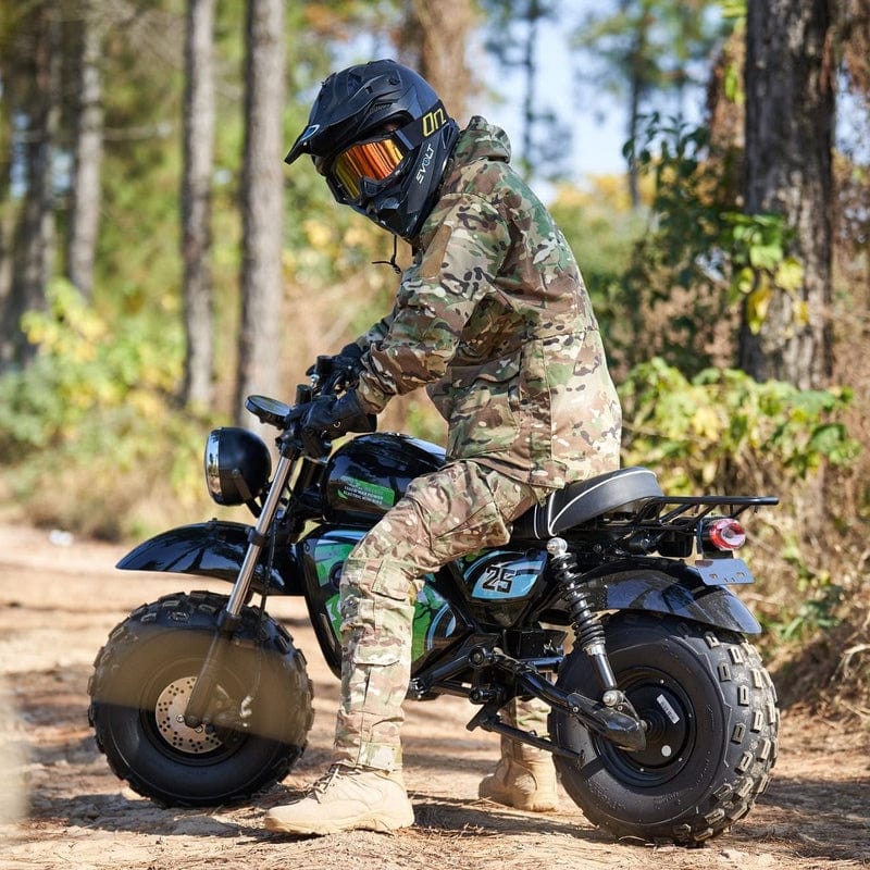 MotoTec 60v 1500w Electric Powered Mini Bike Lithium Black Electric Mini Bikes MotoTec