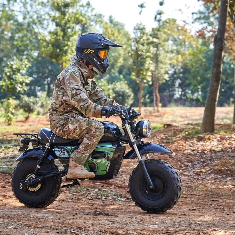 MotoTec 60v 1500w Electric Powered Mini Bike Lithium Black Electric Mini Bikes MotoTec