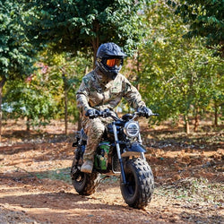 MotoTec 60v 1500w Electric Powered Mini Bike Lithium Black Electric Mini Bikes MotoTec