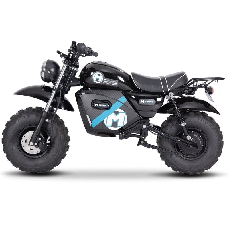 MotoTec 60v 1500w Electric Powered Mini Bike Lithium Black Electric Mini Bikes MotoTec