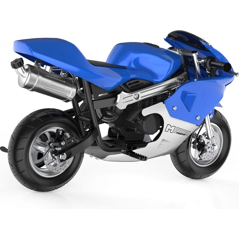 MotoTec Phantom Gas Pocket Bike 49cc 2-Stroke Gas Pocket Bikes MotoTec