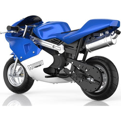 MotoTec Phantom Gas Pocket Bike 49cc 2-Stroke Gas Pocket Bikes MotoTec