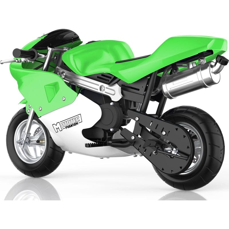 MotoTec Phantom Gas Pocket Bike 49cc 2-Stroke Gas Pocket Bikes MotoTec