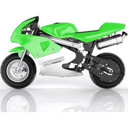 MotoTec Phantom Gas Pocket Bike 49cc 2-Stroke Gas Pocket Bikes MotoTec