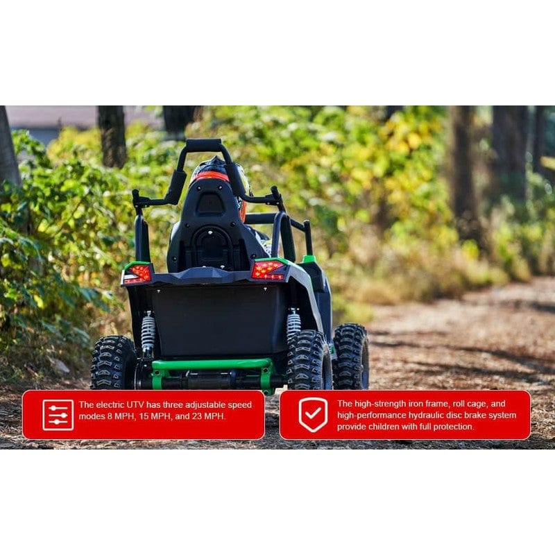 MotoTec Raider Kids UTV 48v 1200w Full Suspension Electric UTVs MotoTec