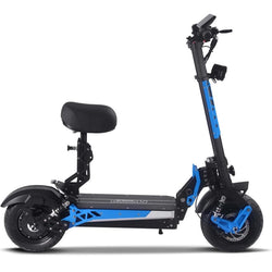 MotoTec Switchblade 60v 4000w Lithium Electric Scooter Blue Electric Scooters MotoTec