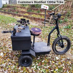 MotoTec Electric Trike 48v 1200w Electric Trikes / Mobility MotoTec