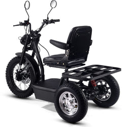 MotoTec Electric Trike 60v 1800w Black Electric Trikes / Mobility MotoTec